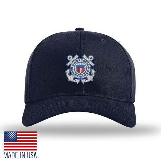 U.S. Coast Guard Insignia Structured Cap - Navy