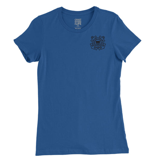 Ladies U.S. Coast Guard Insignia T-Shirt