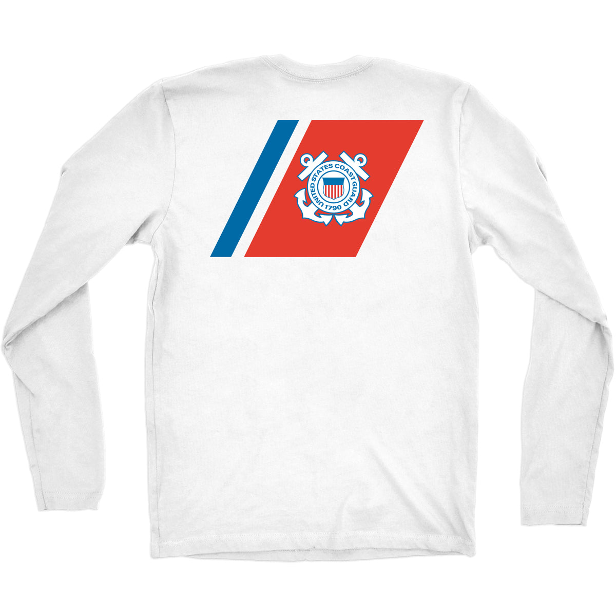 UPF Racing Stripe Men's Long Sleeve T-Shirt