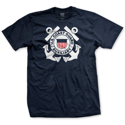 Vintage US Coast Guard Auxiliary Emblem T-shirt