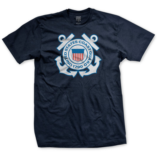 Vintage US Coast Guard Emblem T-shirt