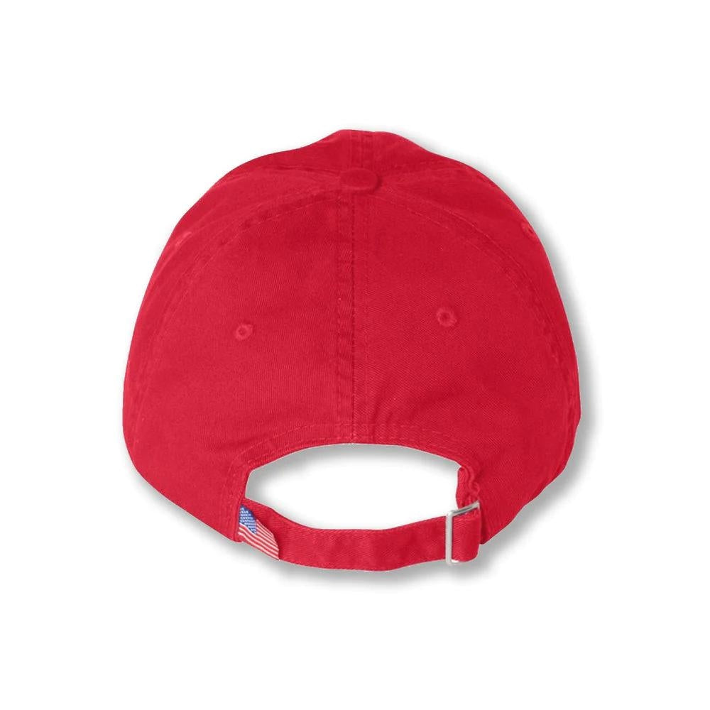 U.S. Coast Guard Insignia Unstructured Cap - Red