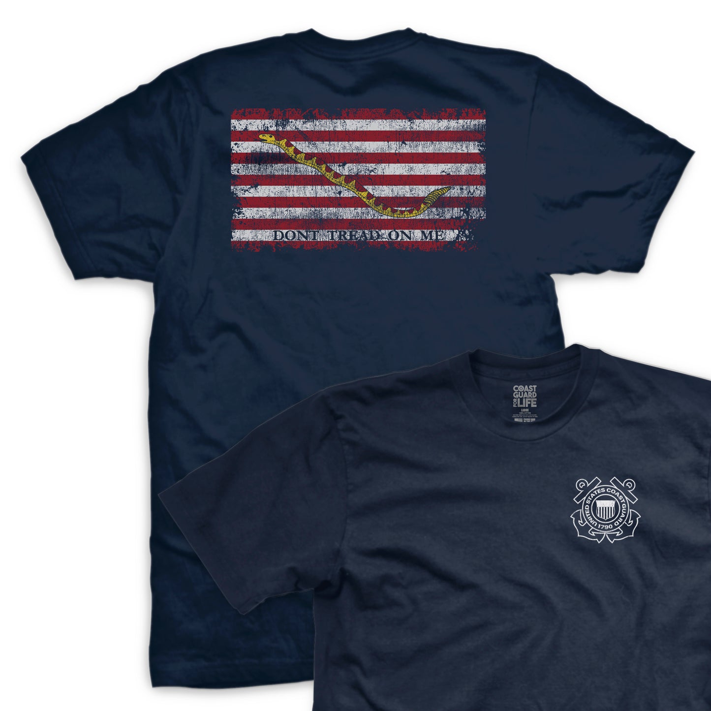 Coast Guard First Jack Flag T-Shirt